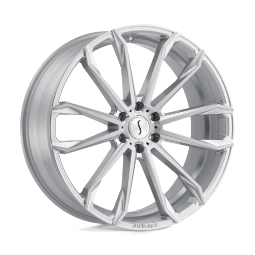 STMST 22X9.5 6X5.5 SLV BRSH-FC 15MM