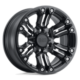 Black Rhino Wheels BRASG 18X9.5 5X5.0 M-BLK-MCH -18MM