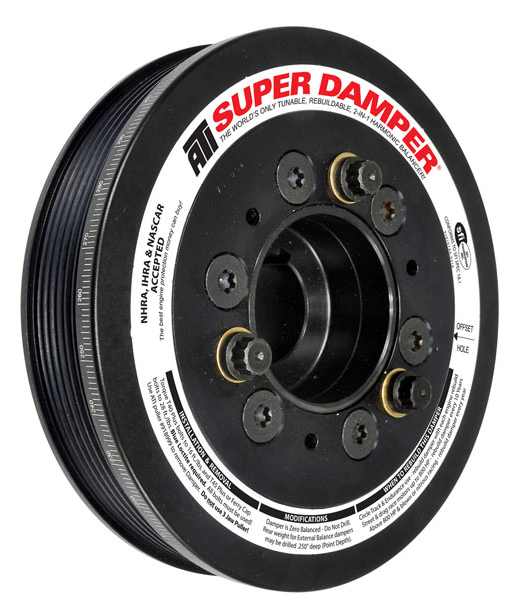 ATI Pulley - Drive - 5.43 - 6 Grv - Alum - Dodge 3.7 4.7 V6 25 Percent UD