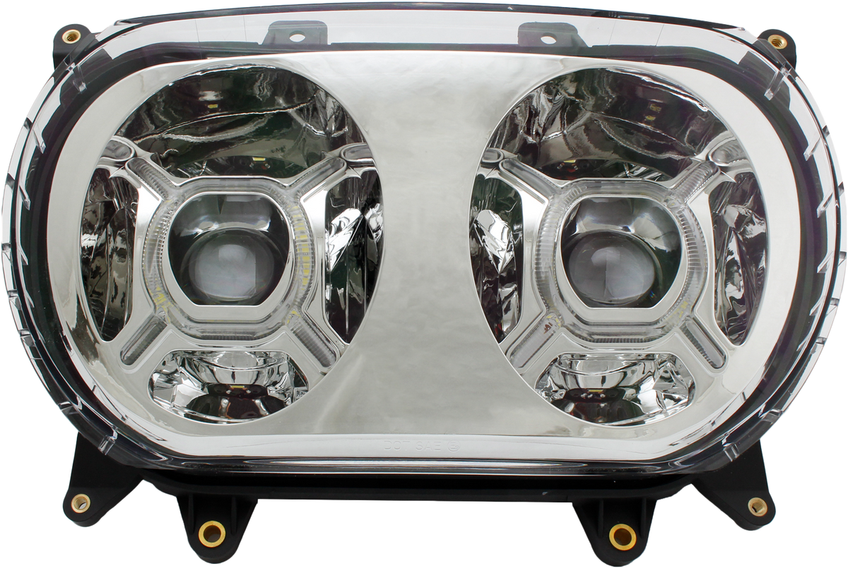 Cyron Road Glide Headlights `15-22 Chrome (ABIG52AC)