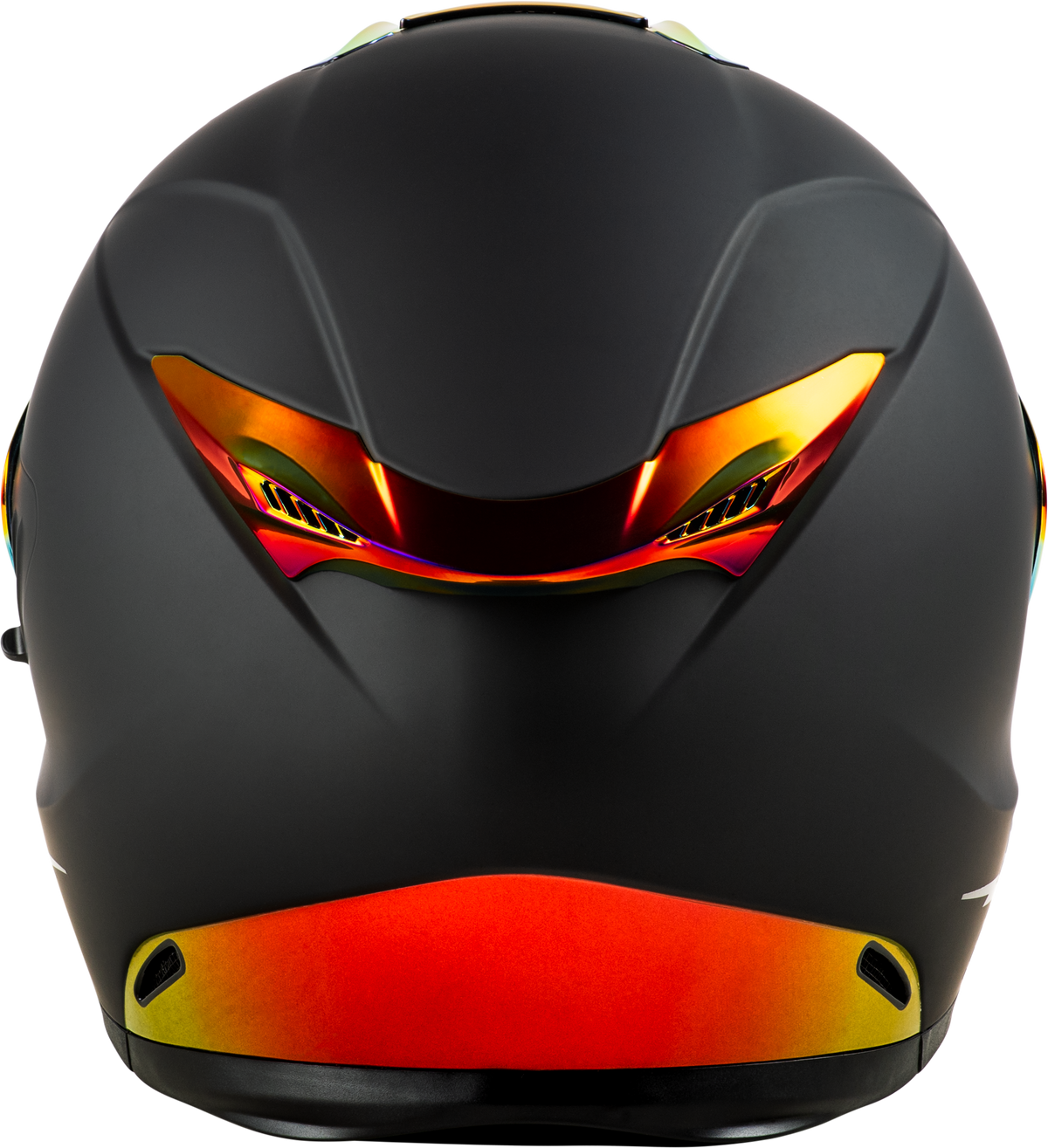 Fly Racing Sentinel Recon Helmet Matte Black/Fire Chrome XL (73-8427X)
