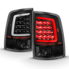 Cargar imagen en el visor de la galería, ANZO 2009-2018 Dodge Ram 1500 LED Taillight Plank Style Black w/Clear Lens