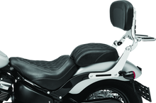 Cargar imagen en el visor de la galería, Kuryakyn Fixed Mounts Multi-Purpose Driver &amp; Passenger Backrest 18-Up Softail Black