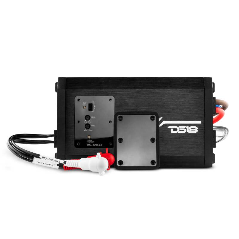 DS18 2-Channel Class-D Amp Full-Range 2x 180 Watts RMS at4 ohmIP67 Waterproof Rating (NXL-X360.2D)