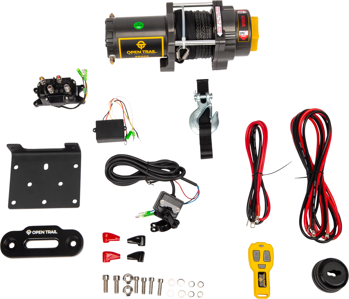 Open Trail 3500LB Winch Synthetic Rope (460-0130)