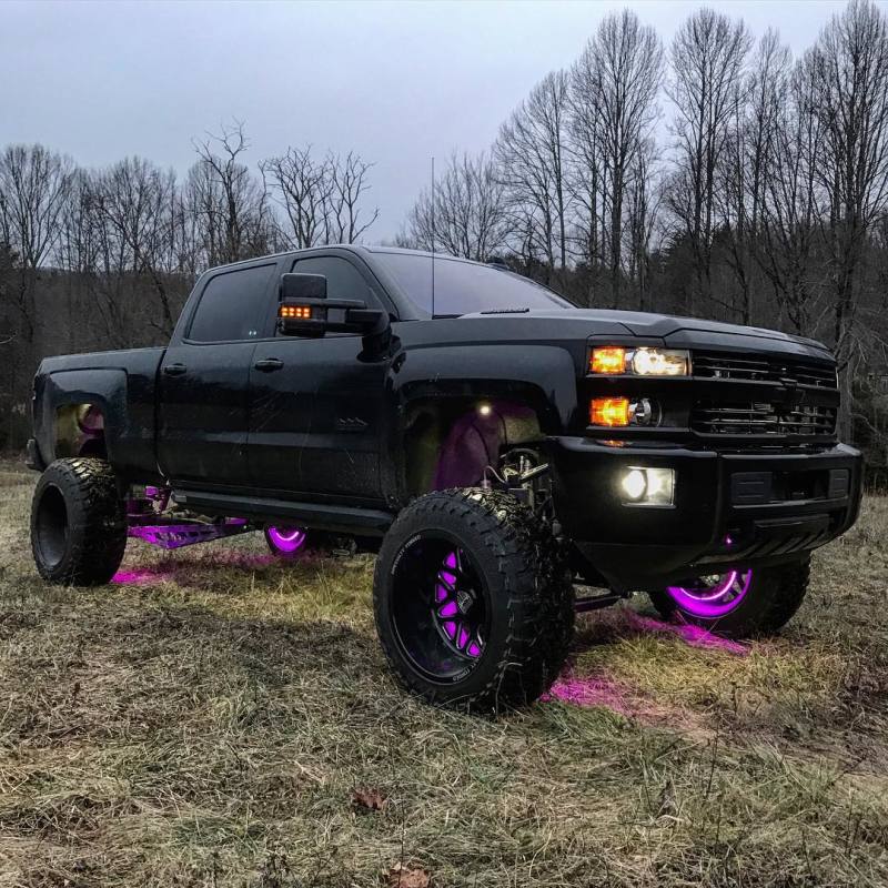 Anillos de rueda iluminados con LED de Oracle - ColorSHIFT - 15 in. - ColorSHIFT Sin control remoto VER GARANTÍA