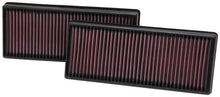 Cargar imagen en el visor de la galería, K&amp;N Replacement Air Filter 12.563in O/S Length x 5.25in O/S Width x 1.625in H (Inc 2 Filters)