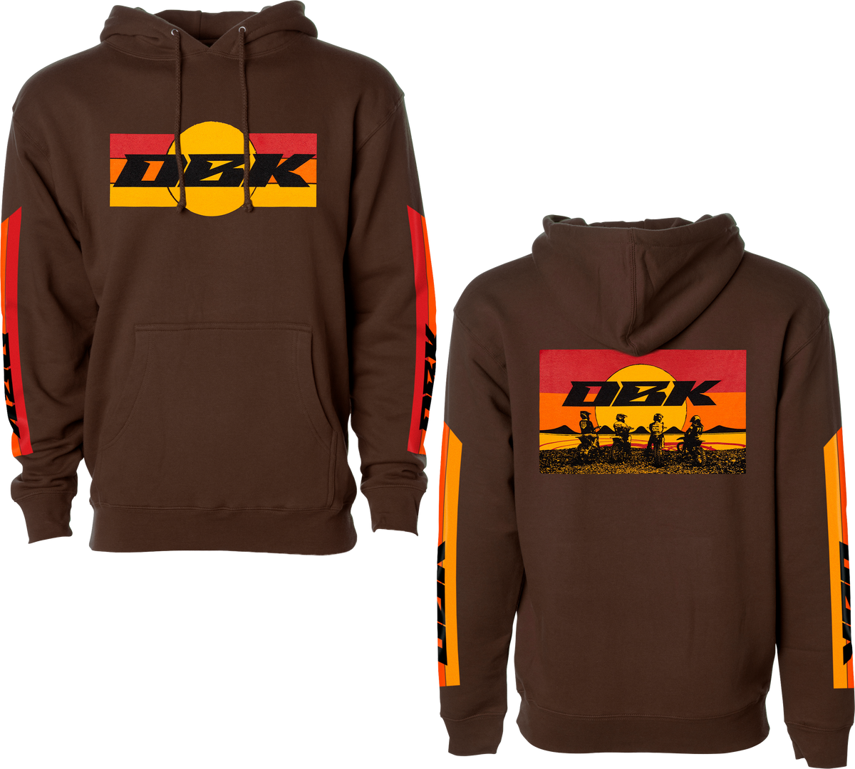 DBK Sunday Stripe Hoodie Brown XL (AH-SUNDAYSTR-BRN-XL)