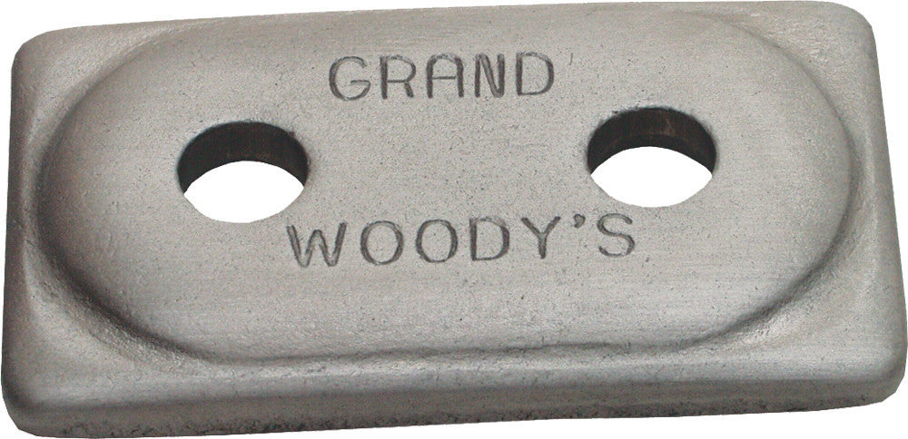 Woodys Double Grand Digger Support Plates Aluminum 250/PK (ADG-3775-250)