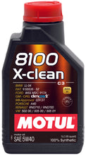 Cargar imagen en el visor de la galería, Motul 1L Synthetic Engine Oil 8100 5W40 X-CLEAN C3 -505 01-502 00-505 00-LL04