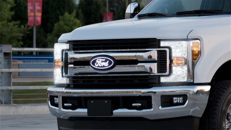 Emblema LED delantero Luminix Ford SuperDuty Putco 17-19 con recorte para cámara