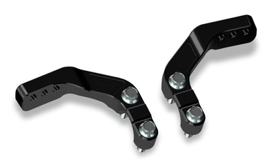 Cycra Handlebar Clamp Mount 1-1/8 in. Bar — Black Anodized