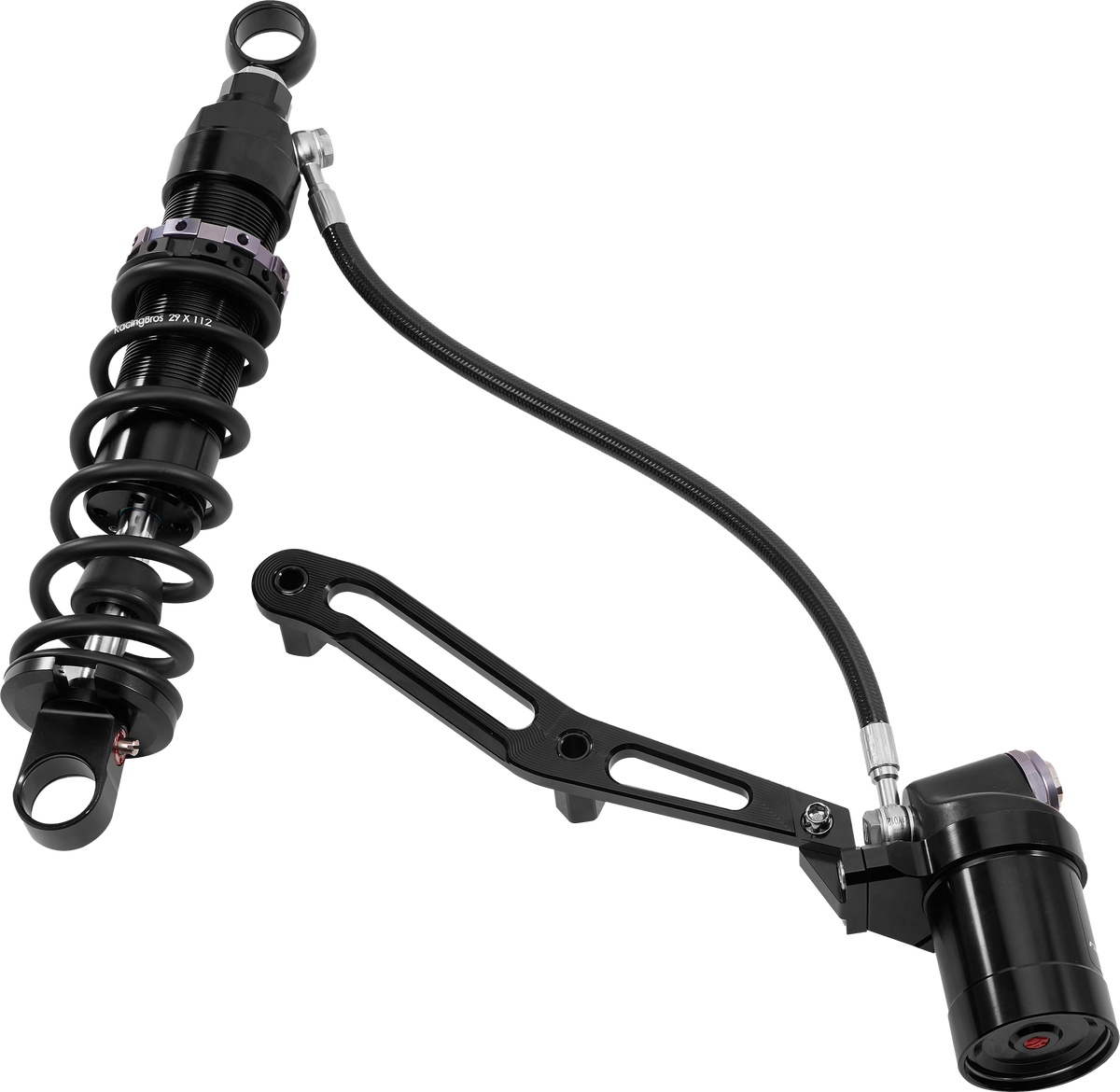 Harddrive Touring Remote RES Shocks 14"HVY Weight Billet Bracket (R0800235-2)