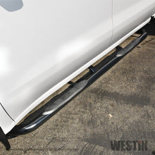 Cargar imagen en el visor de la galería, Westin 2019 Chevrolet Silverado/Sierra 1500 Crew Cab E-Series 3 Nerf Step Bars - Black