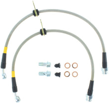 Load image into Gallery viewer, StopTech 97-01 Prelude Rear SS Brake Lines