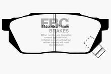 Cargar imagen en el visor de la galería, EBC 84-87 Honda Civic CRX 1.5 DX Yellowstuff Front Brake Pads