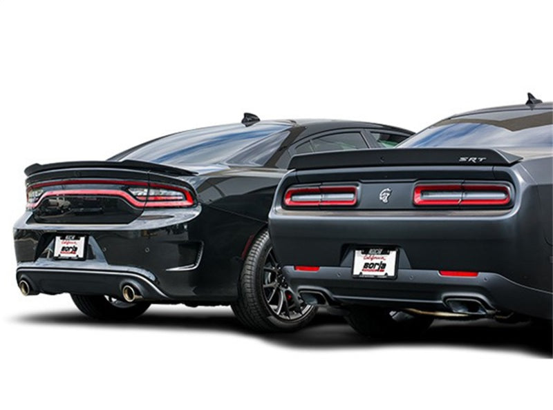 Borla 15-16 Dodge Challenger Hellcat 6.2L V8 ATAK w/ Valve Simulator CB Exhaust Factory Valance