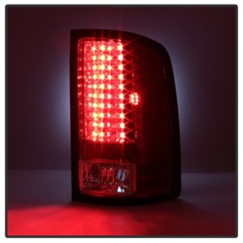 Spyder GMC Sierra 07-13 (Not 3500 Dually 4 Rear Wheels)LED Tail Lights Red Clear ALT-YD-GS07-LED-RC