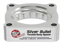 Cargar imagen en el visor de la galería, aFe Silver Bullet Throttle Body Spacers TBS Toyota Tacoma 05-11 V6-4.0L