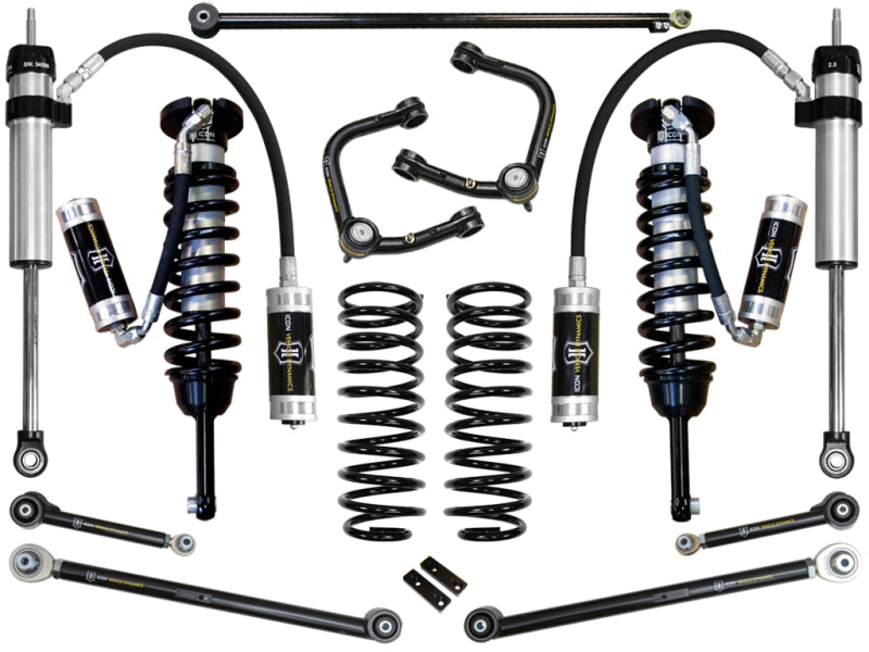 ICON Stage 6 0-3.5" Suspension System w/ Tubular UCA — Fits 2007+ FJ Cruiser & 2003+ 4Runner
