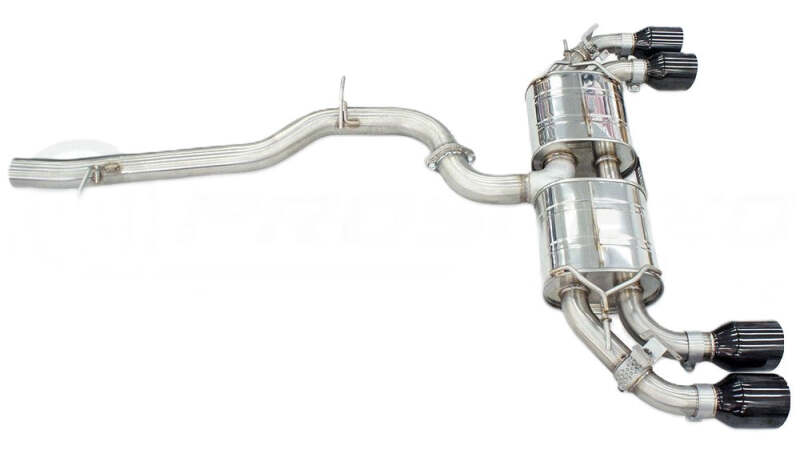 Invidia R400 Valved Cat Back Exhaust w/ Black Tips — Fits 2022+ Volkswagen Golf R MK8