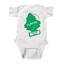 Load image into Gallery viewer, Turn 14 Distribution Baby Air Freshener Onesie - White