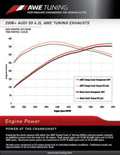 Cargar imagen en el visor de la galería, AWE Tuning Audi B8 S5 4.2L Track Edition Exhaust System - Polished Silver Tips