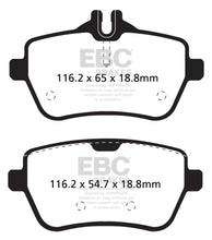 Cargar imagen en el visor de la galería, Pastillas de freno traseras Yellowstuff EBC 14+ Mercedes-Benz S550 4.7 Twin Turbo