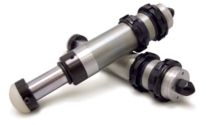 DV8 Offroad Hydraulic Bump Stop Pair — 2.0 x 2.5in Stroke for Jeep JK