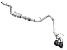 Cargar imagen en el visor de la galería, AWE Exhaust for 4th Gen Toyota Tacoma Dual Diamond Black Tips