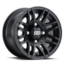 Load image into Gallery viewer, ITP SS 316 12x7 / 4x110 BP / 5+2 Offset Matte Black Wheel