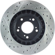 Cargar imagen en el visor de la galería, Rotor delantero izquierdo ranurado y perforado StopTech 00-09 S2000