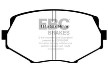 Cargar imagen en el visor de la galería, EBC 94-01 Mazda Miata MX5 1.8 Yellowstuff Front Brake Pads