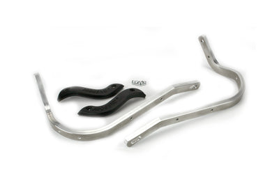 Cycra Probend Replacement Barset w/Bumpers Silver — Fits Dirt Bike Handguards
