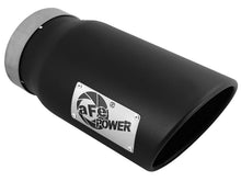 Cargar imagen en el visor de la galería, aFe Diesel Exhaust Tip Bolt On Black 5in Inlet x 6in Outlet x 12in Long