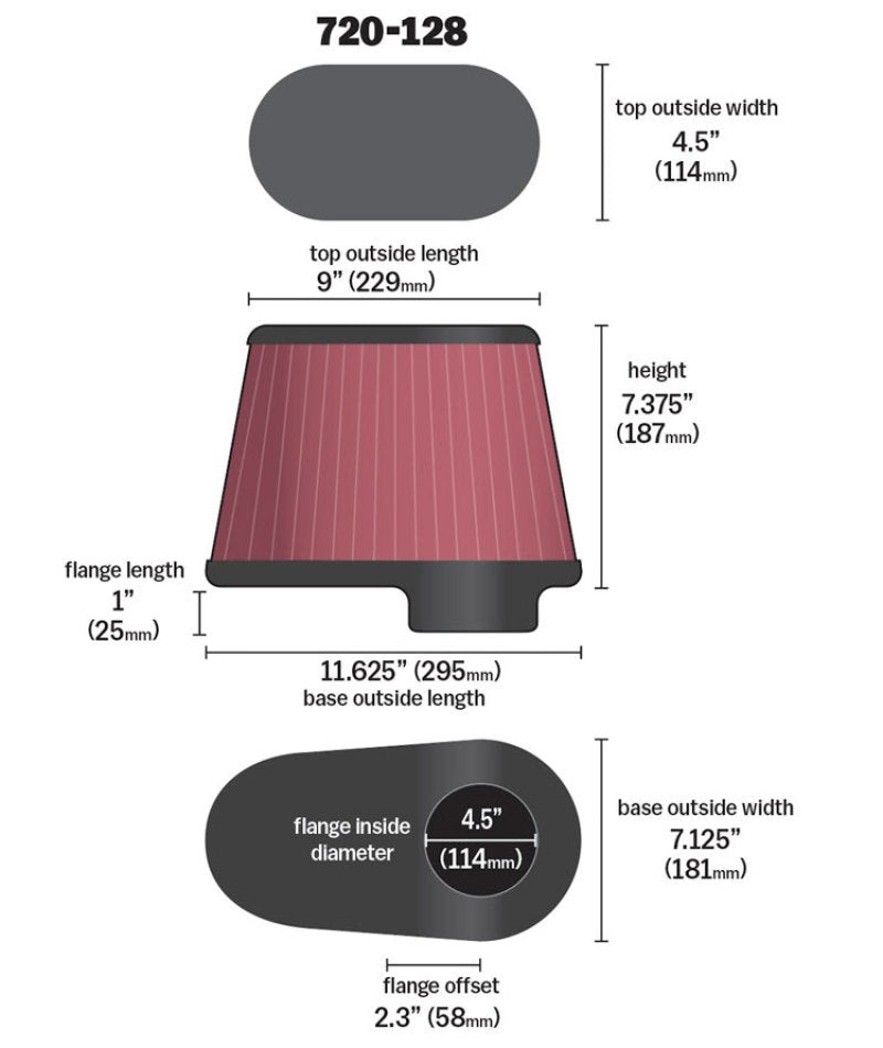 Airaid Replacement Air Filter - Dodge 5.9/6.7L DSL / Ford 6.0L DSL