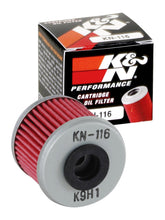 Load image into Gallery viewer, K&amp;N Honda/Husqvarna 1.625in OD x .438in ID x 1.406in H Oil Filter