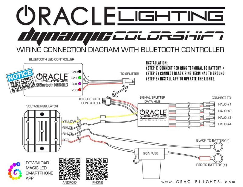 Oracle 17-21 Can-Am Maverick X3 Dynamic RGB+W Headlight Halo Kit - ColorSHIFT - Dynamic SEE WARRANTY