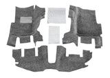 Kit de piso delantero BedRug de 3 piezas para Jeep TJ 97-06 (sin consola central), incluye protectores térmicos (solo para modelos S/O)