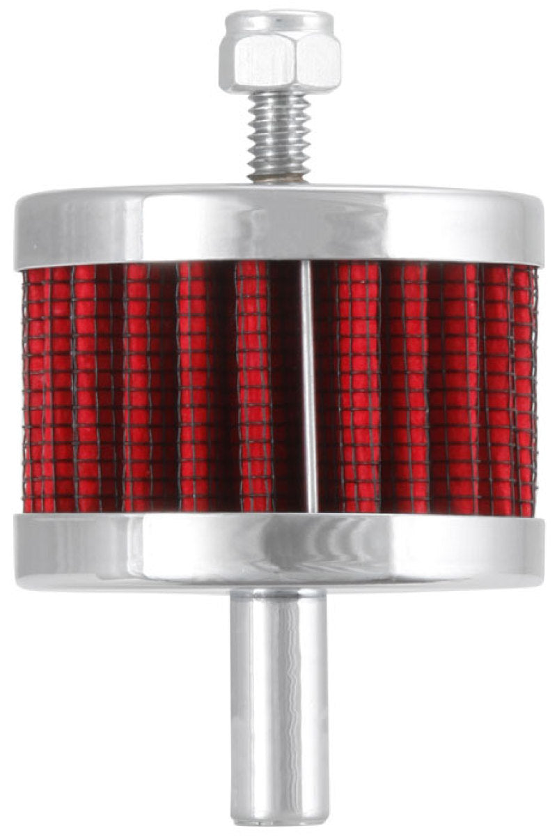 K&N 62-1090 Crankcase Vent Filter - 3/8in Tube x 2in OD x 1.5in H