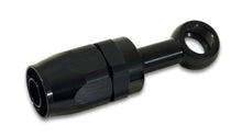 Cargar imagen en el visor de la galería, Vibrant -8AN Banjo Hose End Fitting for use with M12 or 7/16in Banjo Bolt - Aluminum Black