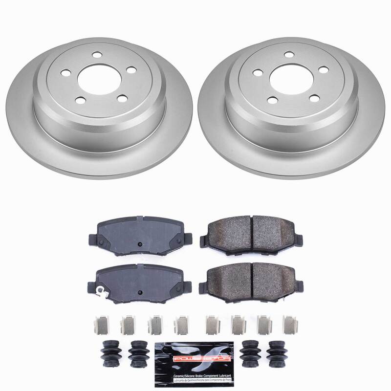 Power Stop 07-11 Dodge Nitro Rear Z23 Coated Brake Kit