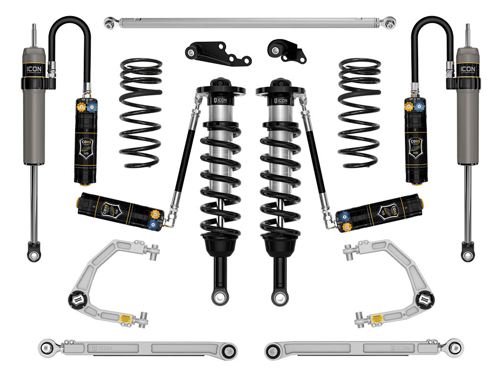 Icon 24-26 Lexus GX550 Stage 8 1.25-3in Lift Suspension System CDXS Billet