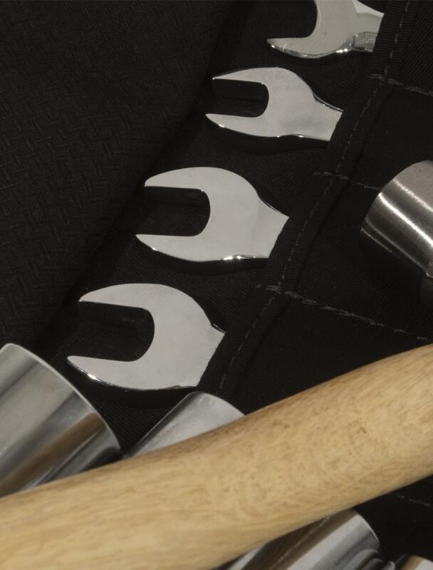 PRP 35pc Can-Am Roll Up Tool bag Tool kit - Black