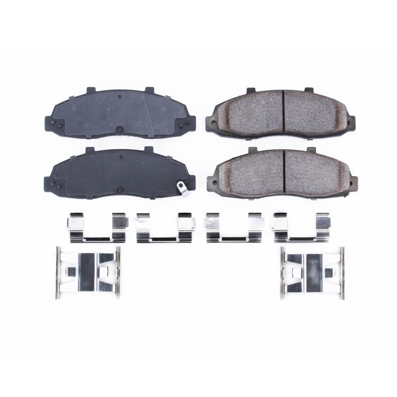 Power Stop 97-03 Ford F-150 Front Z17 Evolution Ceramic Brake Pads w/Hardware