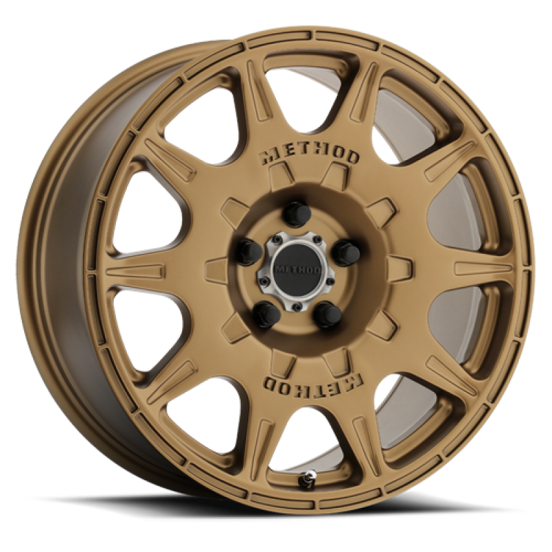 Method MR502 RALLY 17x8 +38mm 5x4.5 CB 67.1mm Method Bronze Wheel — Fits Various Vehicles