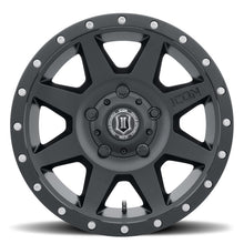 Load image into Gallery viewer, ICON Rebound 18x9 5x150 25mm Offset 6in BS 110.1mm Bore Satin Black Wheel