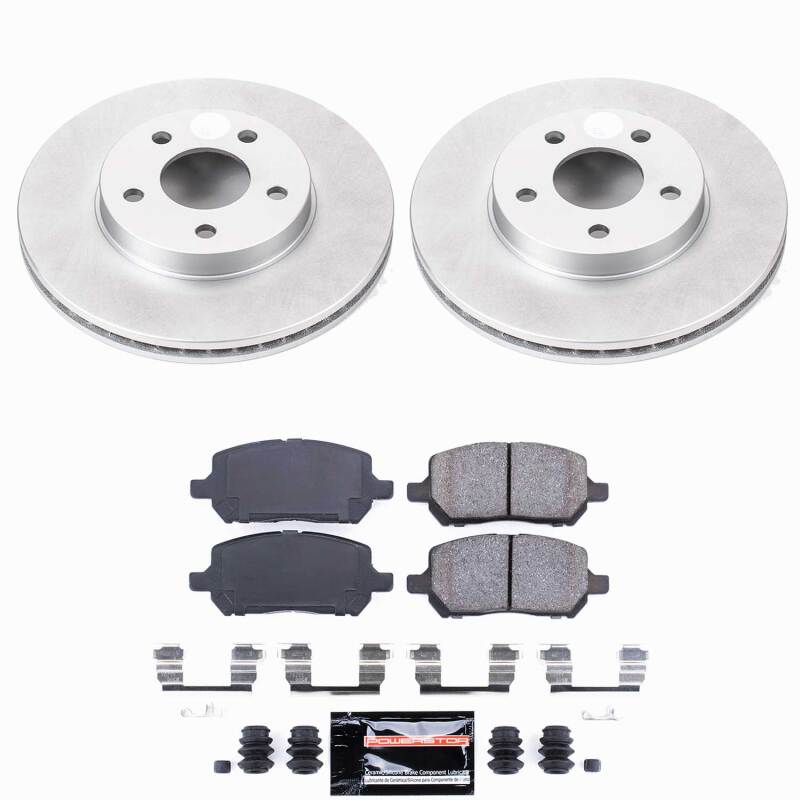 Power Stop 07-10 Chevrolet Cobalt Front Z23 Coated Brake Kit