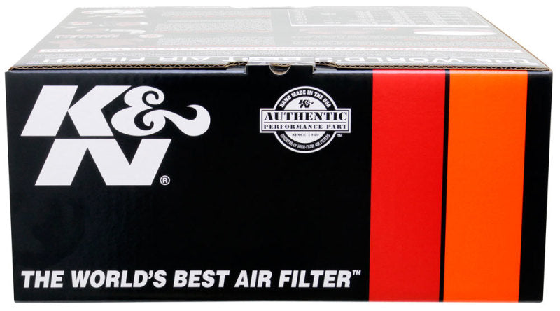 K&N High-Flow Drop-In Air Filter — 14in OD / 12in ID / 5in H w/ Inner Wire