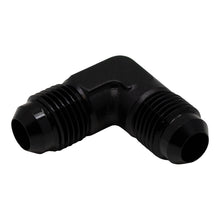 Load image into Gallery viewer, DeatschWerks 6AN Male Flare to 6AN Male Flare 90-Degree Fitting - Anodized Matte Black